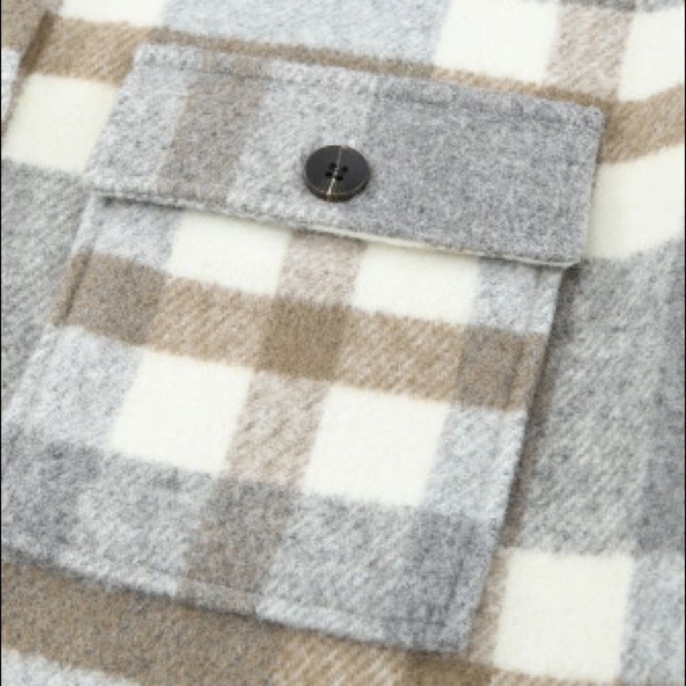 Plaid Oversized Flannel Shacket - Picture 7 of 11